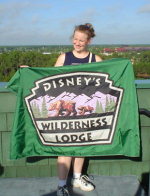 Annie and Wilderness Lodge Flag