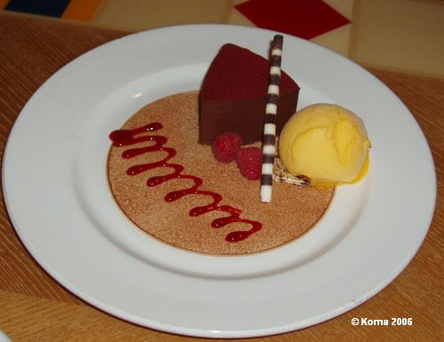 Dark Chocolate Mousse at Yacht Club Galley