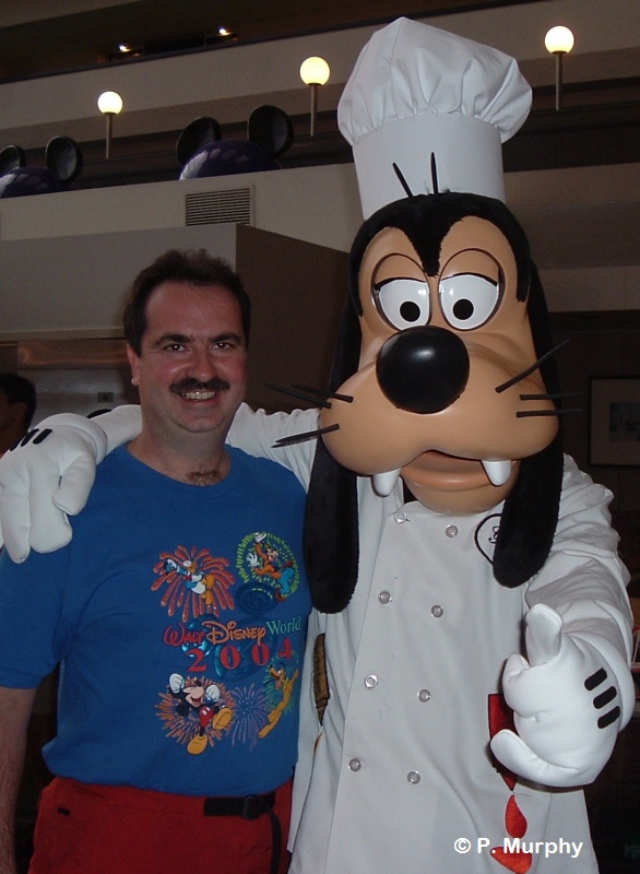 Pete Murphy with Goofy