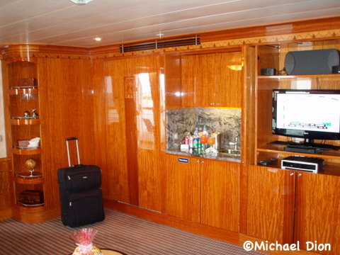 Disney Wonder Category 3 Cabin #8032 Living Room Area