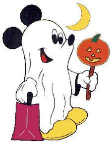 Mickey as a Ghost