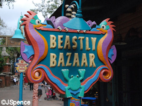 Beastly Bazaar Sign