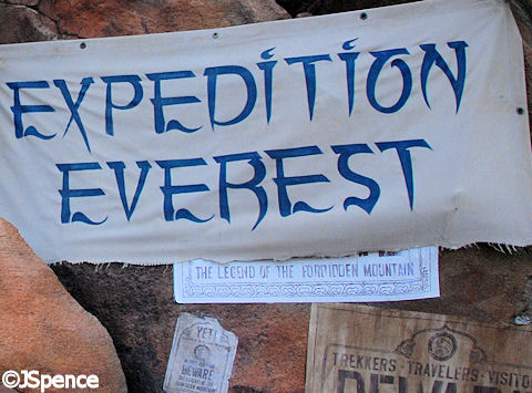 Expedition Everest - Legend of the Forbidden Mountain Sign