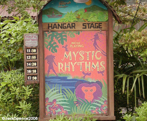 Mystic Rhythms Sign Lost River Delta Tokyo DisneySea