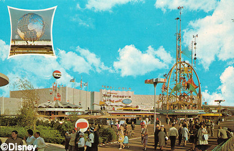 small world postcard