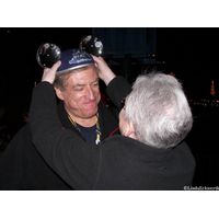 Mike Scopa receiving his Dream Mouse Ears