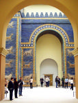 Ishtar Gate from Ancient Babylon, now at the Pergamon Museum, Berlin, Germany.