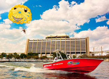 Sammy Duvall Parasailing at the Contemporary Resort