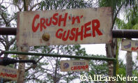 Crush n' Gusher Entrance Sign at Typhoon Lagoon