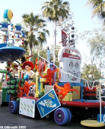 Toy Story Float in Block Party Bash