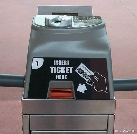 Ticket Tag Turnstile