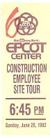 82 Epcot Construction Tour