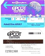 82 Epcot 1 day admission