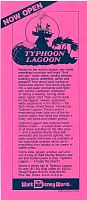 89 Typhoon Lagoon brochure