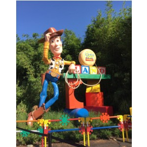 Woody from Toy Story Land
