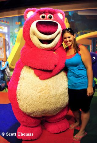 Lotso Bear at Animation Tour