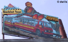 Backlot Tour Sign