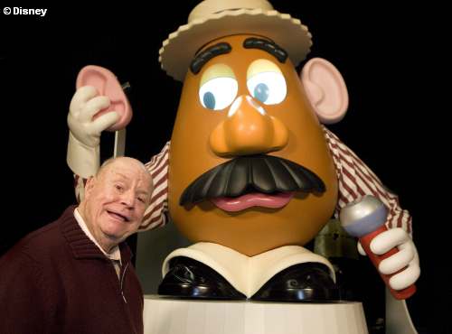 Don Rickles and Mr. Potato Head