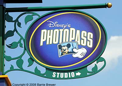 Disney's Photopass Sign