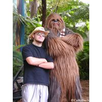 Stephen Bock and Chewie
