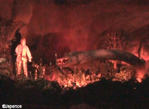 Ellen with a Dinosaur